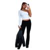 GL6686 Women's Fashionable Slim Fit Low Waist Flared Pants - European and American Style