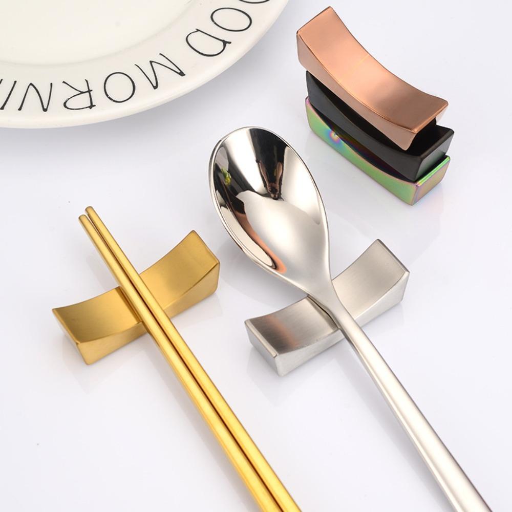 

Creative Chopstick Holder Stainless Steel Spoon Fork Holder Hot Sale Chopsticks Pillow Hotel