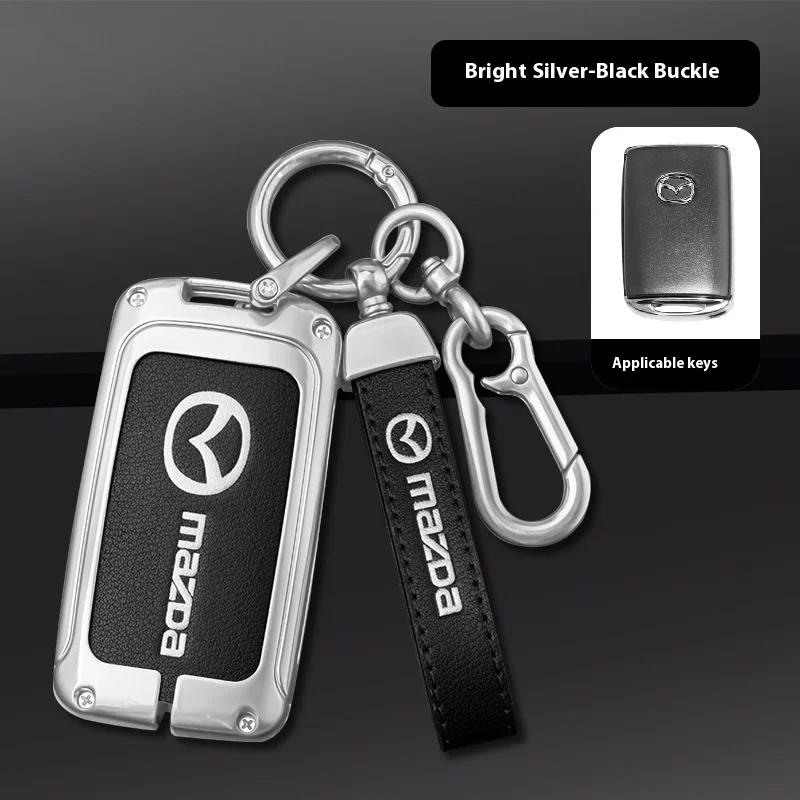 2025 Hot For Mazda Axela Atenza 3 2 6 CX3 CX5 CX30 CX8 CX9 MX5 RX7 RX8 SKYACTIV Zinc Alloy Car Key Holder Remote Protector Car K