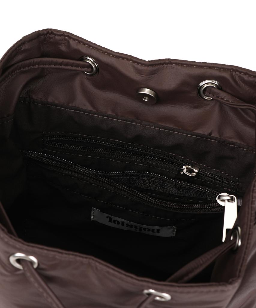 Lotsyou Lotsyou_Nostalgia Pooky Backpack Dark Brown