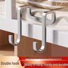 Stainless Steel Heavy Duty S-Shaped No-Drill Door Storage Hook