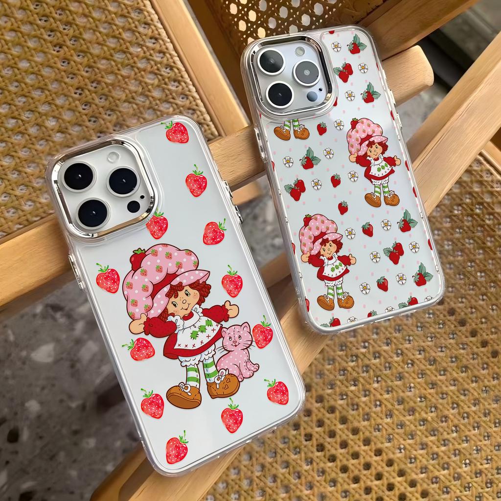 New S-Strawberry Cute S-Shortcake Phone Case For Google Pixel 10 9 8 8A 9A XL Pro 4G 5G Transparent Soft Silicone TPU Back Cover