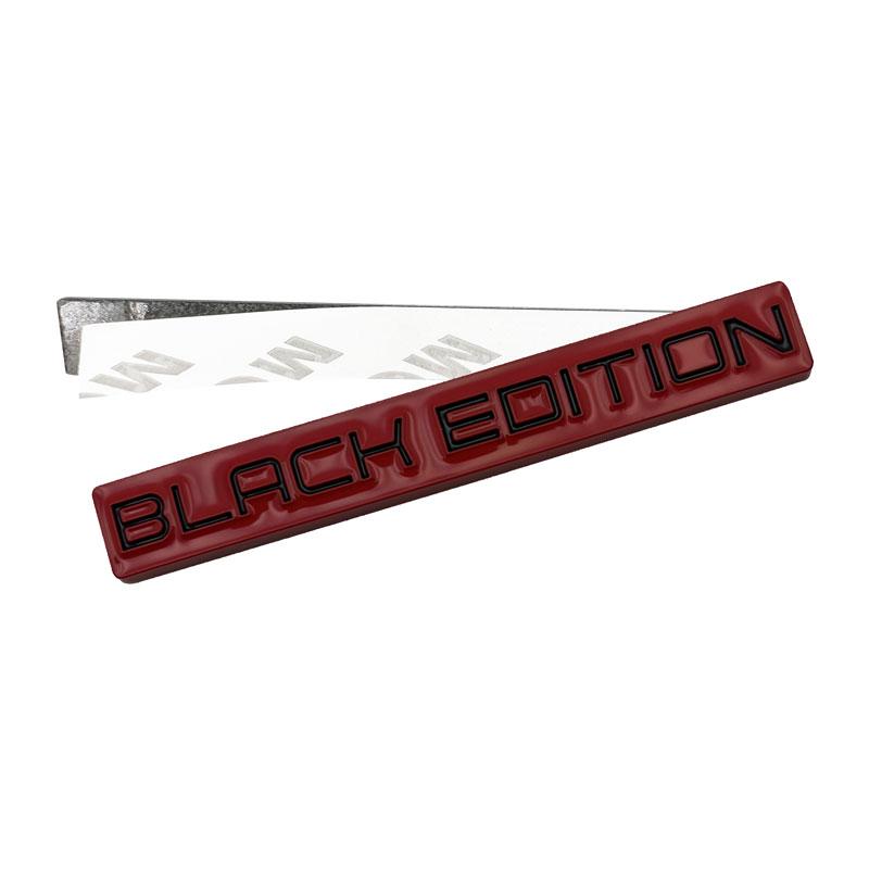 Metal 3D Car Styling Black Edition Emblem Rear Trunk Badge Fender Sticker Body Decal Head Grill Badge Chrome Car Accessories