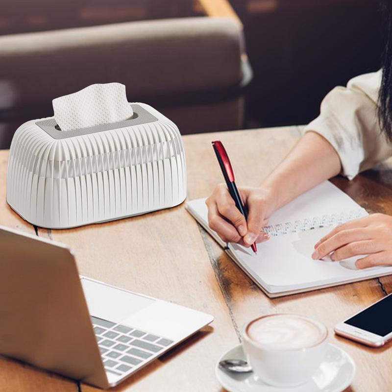 Tissue Box Square Napkin Holder Container Tissue Paper Dispenser Case Modern Home Car Organizer