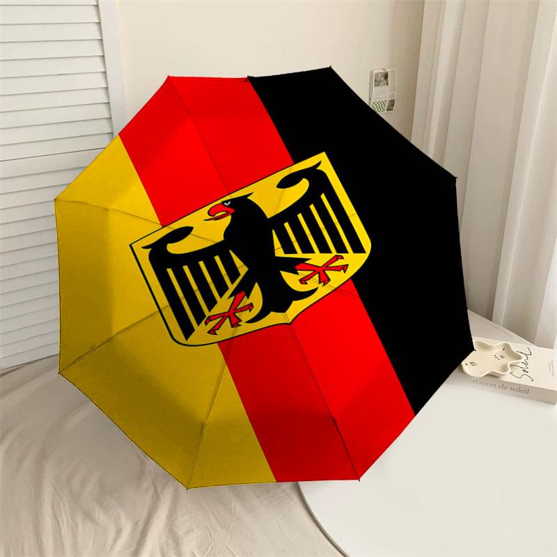 

1PC Eagle Flag Automatic Open/Close Umbrella Compact Folding Umbrella with 8-Rib Shaft lightweight esign, Highquality Fabric1173A