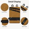 Portable Canvas EDC Organizer Pouch With Zipper Pocket Compact Belt Hanging Storage Bag For Cards Coins Keys Tools And Daily Carry