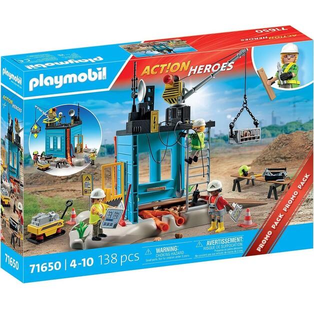 Конструктор Playmobil 71650 Строительная площадка