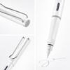 LAMY (Ramy) Safari White Fountain Pen - Ergonomic Grip and Polished Steel Tip Size EF - Perfect f...
