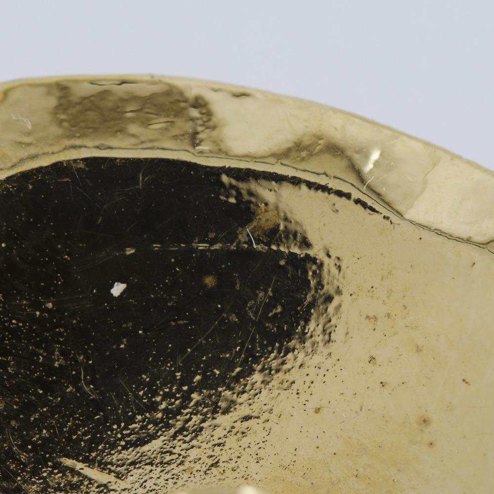 Chanel COCO Mark Matelasse Earring Vintage Plated Gold 39.8g Women Used