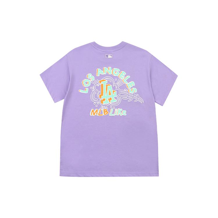 New MLB Los Angeles Dodgers T Shirt Unisex Purple 31TSP1131-07V