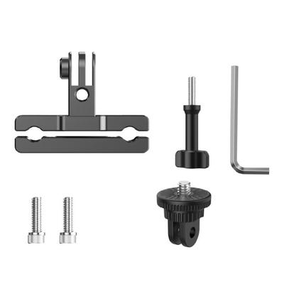 Action Camera Bike Mount In Aluminum Alloy Quick Mount Bike Holder for Recording Adventure and Scenic Rides