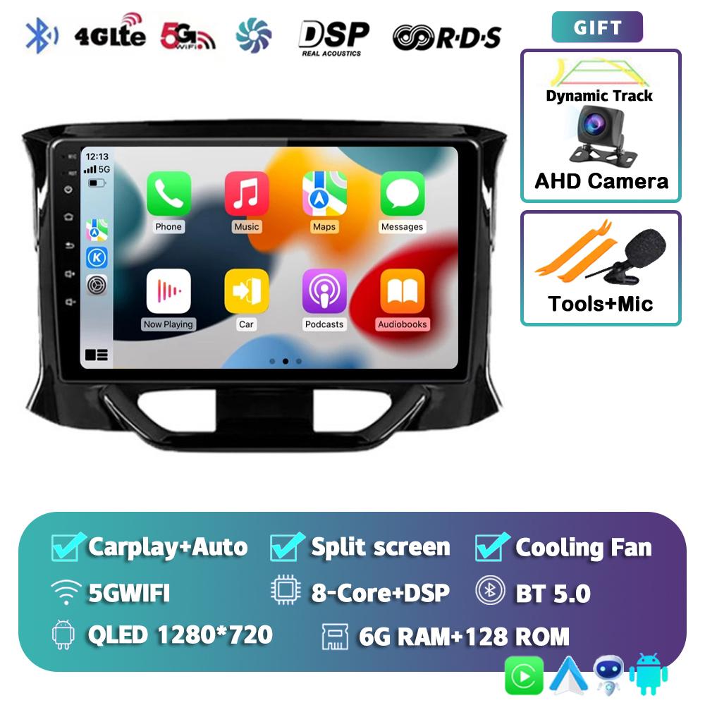 Android 14 Carplay Auto WIFI+4G Car Radio For LADA Xray X ray 2015-2019 Multimedia Video Player Navigation GPS Stereo 2din DVD