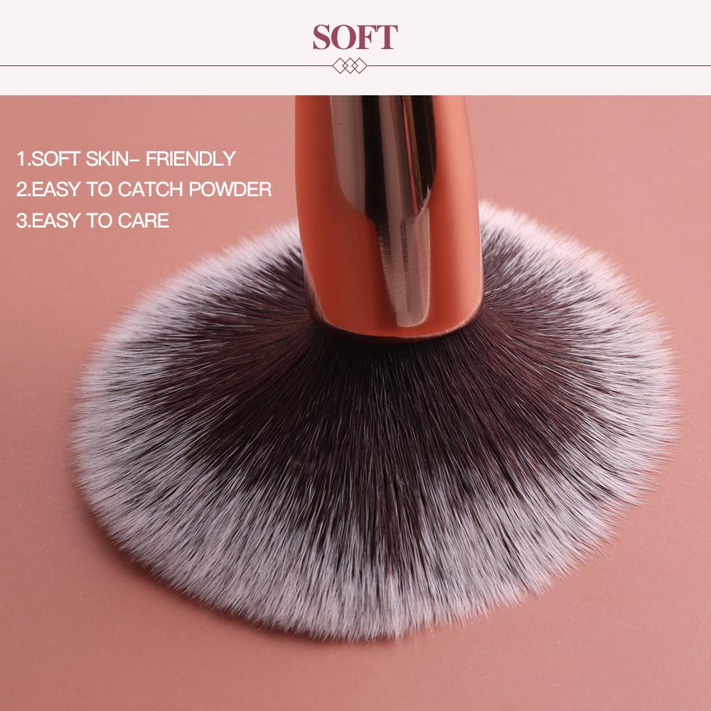 BEILI Professionelle Gesicht Make-Up Pinsel Rot Lidschatten Rouge Foundation Make-Up Pinsel Set Ziegenhaar Blending pedzle do makijazu