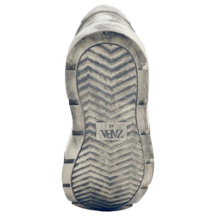 Zara Fashion Versatile Casual Shoes Men sneaker Gray 12249420802-35