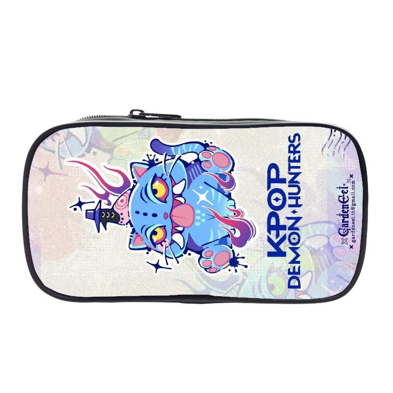 New Printed Witch Huntrix Kpop Student Pencil Bag Kpop Storage Stationery Bag Pencil Bag Men and Women