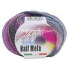 NASKA Naifmela Sport Weight Knitting Yarn, Purple Multi (col.706), 50g 150m, 10-Skein Set, Cotton Wool Blend for Crochet and Knitting