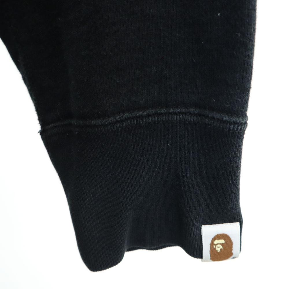A BATHING APE made in Japan Long sleeve sweat Parker L black Classics Men's Used
