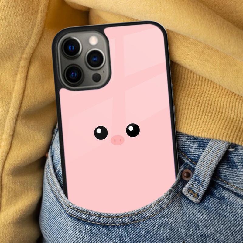 Cartoon Pig Piggy Soft Phone Case for iPhone 17 Air 16e Pro Max 15 Pro 13 14 Plus 11 12 MagSafe Magnetic Coque
