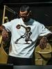 Unisexs Basketball Player Graffiti Art Pattern Tshirt Street Sports Print Shortsleeved Roundneck Sport Enthusiast Summer Top
