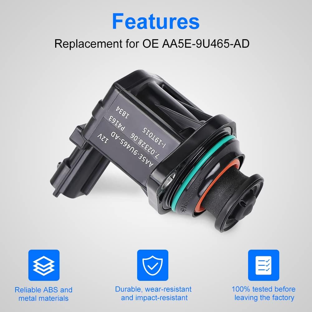 Turbo Solenoid Valve Replacement for AA5E-9U465-AD Compatible with Ford Expedition Explorer F-150 F150 Flex Transit Lincoln MKS MKT Navigator