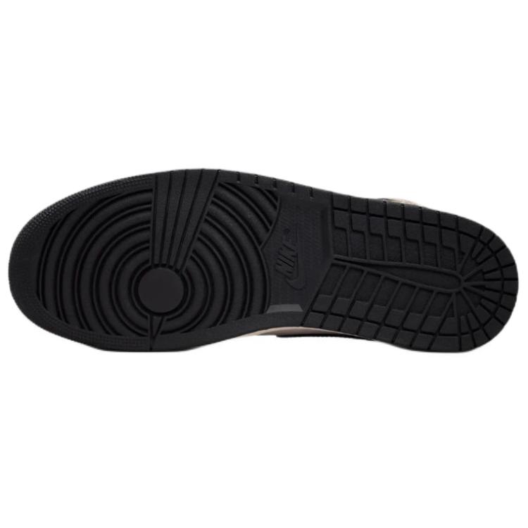Zapatillas Unisex Travis Scott x Air Jordan 1 Mid Palomino Marrón Negro Rojo Universitario DQ8426-007