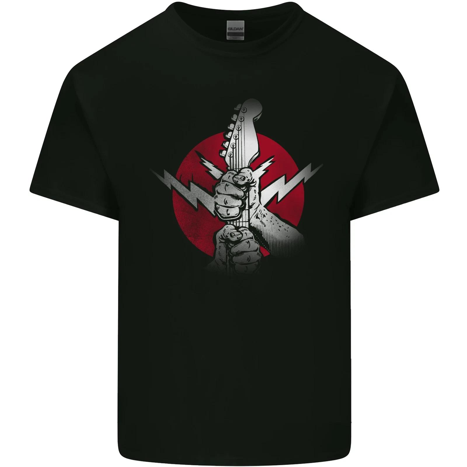 Power to the Guitar Guitarist Electric Bass Kids T-Shirt Childrens S