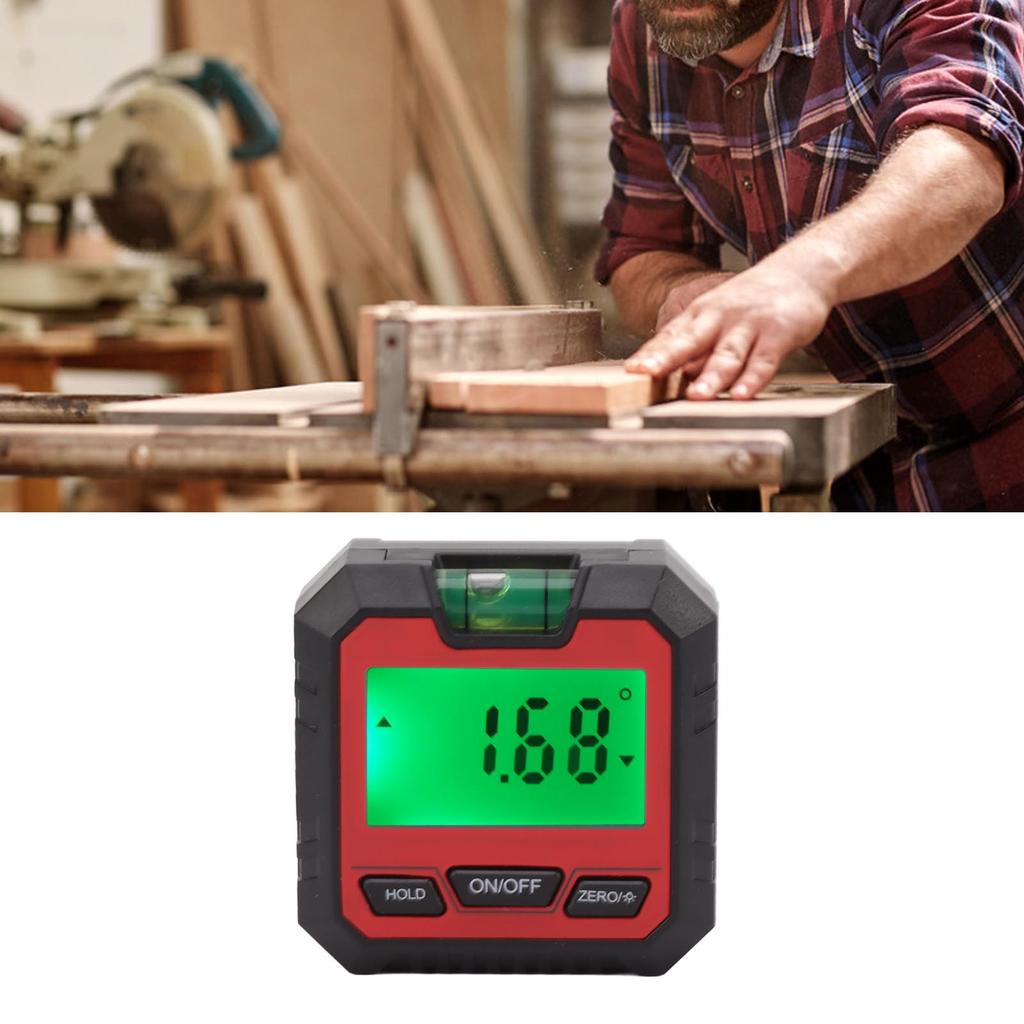 Digital Angle Gauge Protractor ABS Digital Box Angle Finder Gauge Meter with Magnetic Base for Carpentry Building Masonry Bevel