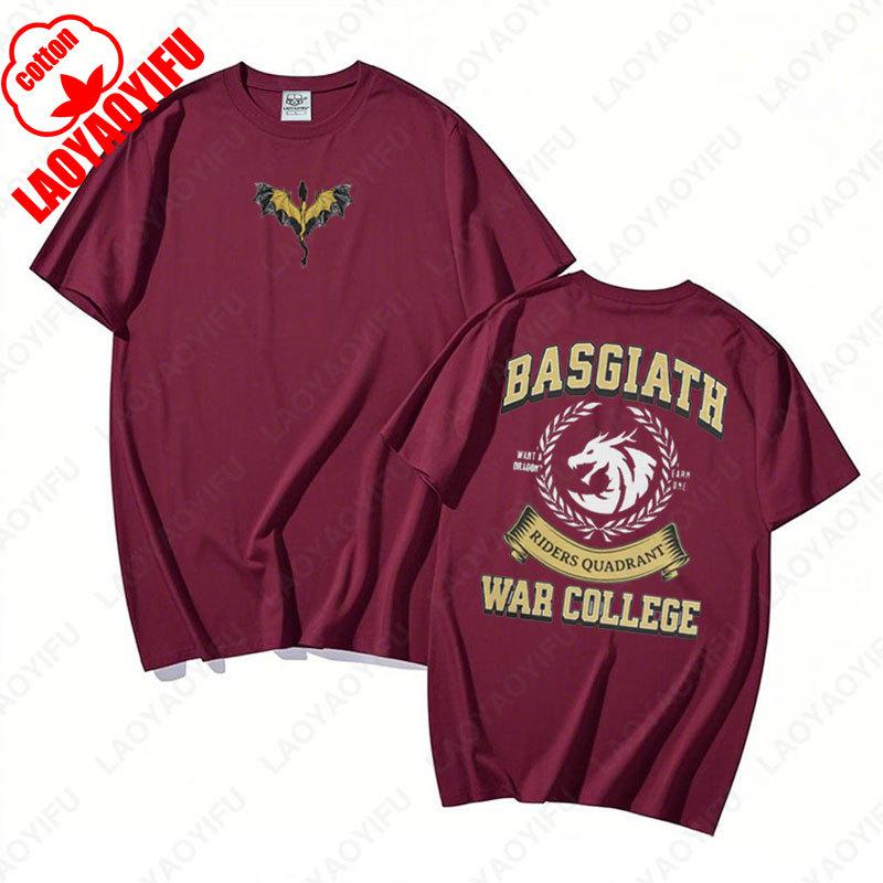 Fourth Wing Book Printing Tshirt Fashion Violet Sorrengail Wing Leader Fourth Wing Shirt Vintage Women Cotton Tee Camisetas Tops
