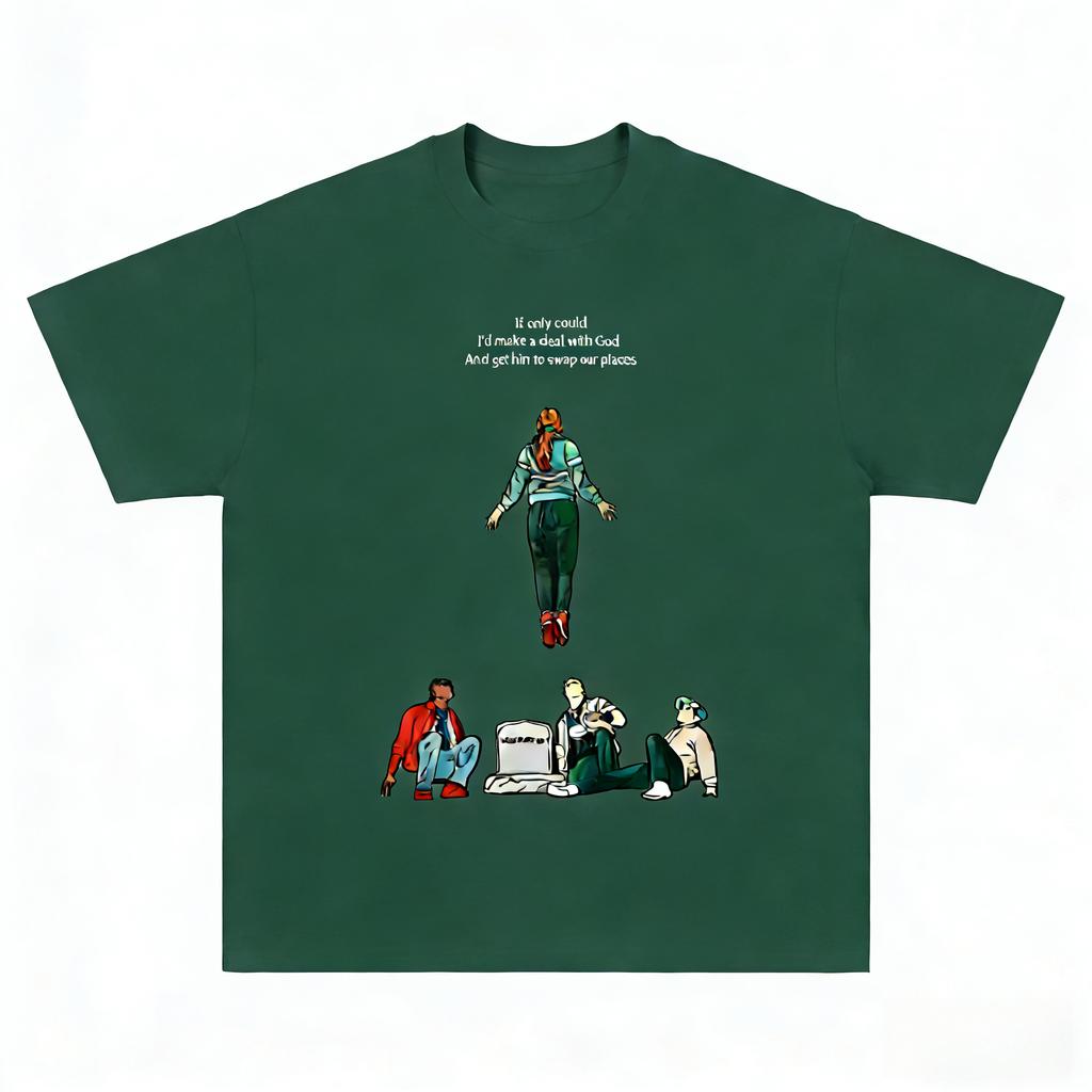 Modisches Retro-T-Shirt aus 100 % Baumwolle für Damen und Herren – Sommer, Herbst, Alltag, Outdoor, Sport, Party, Freizeit, Streetwear, Kurzarm