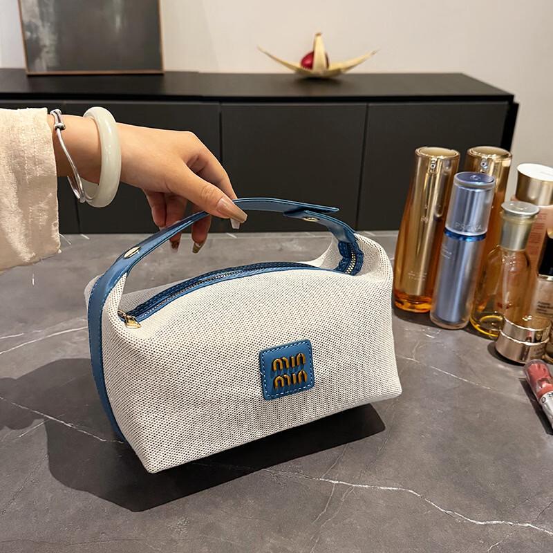 MDNG Vintage Luxury Canvas Makeup & Storage Bag 1