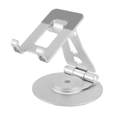 Desk Phone Stand Adjustable Angle Height Prevent Slip Metal Universal Fit Portable Cell Phone Desk
