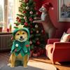 Hunde Weihnachtskostüm Haustier Weihnachtsbaum Kopfbedeckung Katze Bekleidung Festliche Rote Grüne Baummütze für Hunde Katzen Feiertagsparty Verkleidung