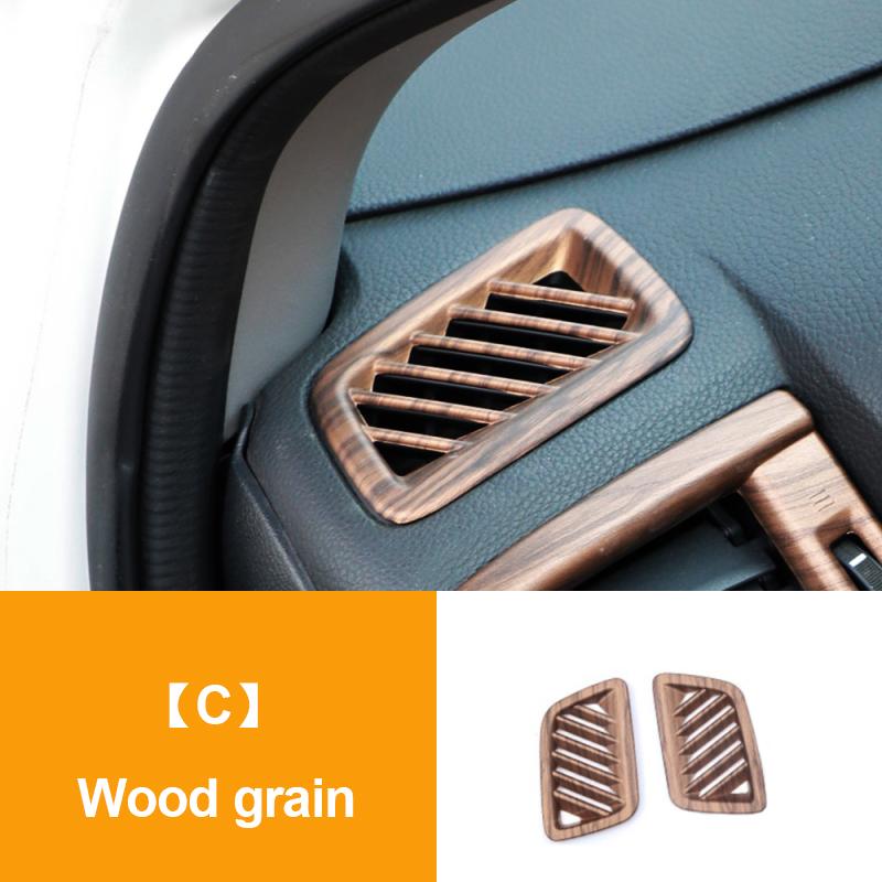 For Honda Crv CR-V 2017-   Car Center Control Air Condition Vent Outlet Frame Cover Trim Strip Sticker Accessories