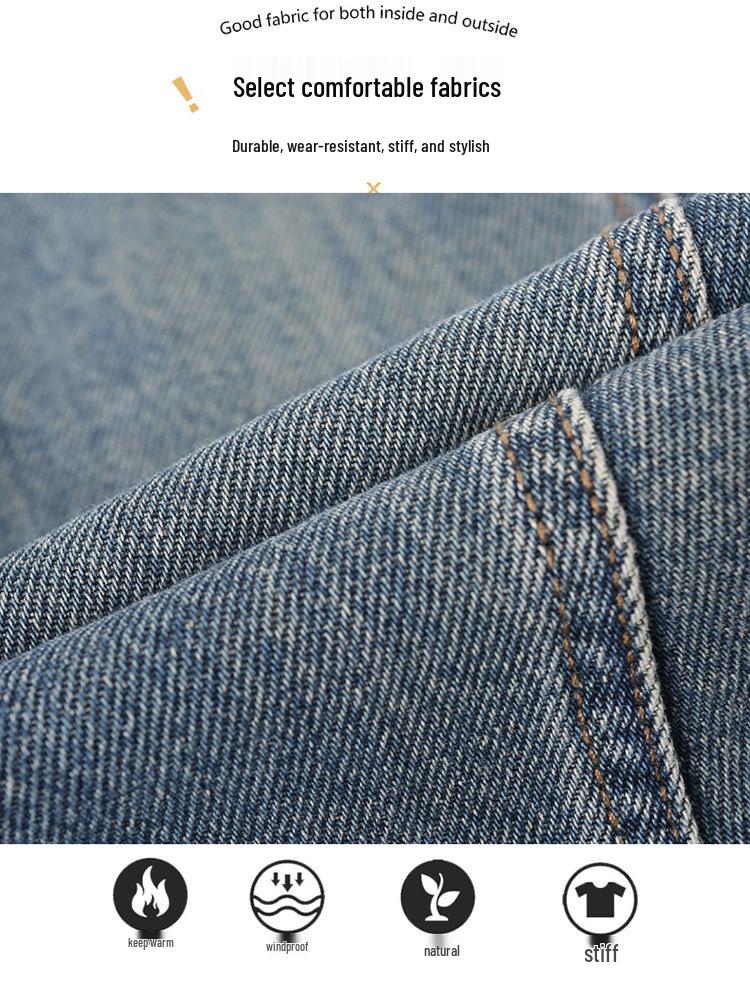 Big Girls' 2025 Wide-Leg Denim Pants - Autumn Casual Style