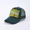 Letter Three-Dimensional Printing Sun Hat, Male And Female Couples Net Hat, Truck Hat, Versatile Breathable Baseball Cap