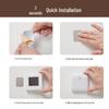 TYPE-C Infrared Sensor Nightlight: Energy-Saving, Portable, Square Night Light for Bedroom and Nighttime Ambience