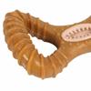 Indestructible 15CM Solid Beechwood Dog Chew Toy for Large Breeds Heavy Duty Chewing Dental Health Interactive Treat Hole Long