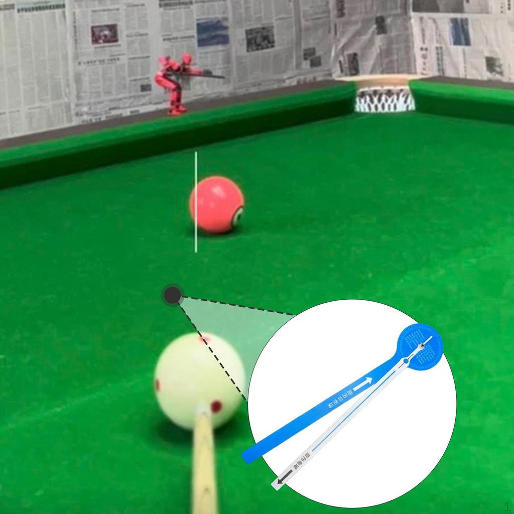 Billiards Angle Ball Aiming Aid,Cue Straight Exerciser,Helper Lightweight Billiard Pool Training Aid