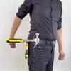 Adjustable Strong Magnetic Plastic Waist Clip Round Disc Belt Buckle Portable Suction Cup Holder Screw Hardware Storage Tool