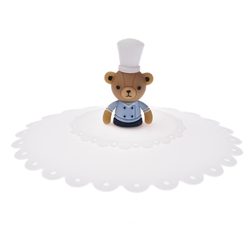 Silicone Leakproof Cup Lids Heat Resistant Reusable Sealed Cover Kitchen Accessories Tea Cup Suction Cup Lid