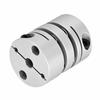 1pc Aluminum Alloy D34L45 Double Diaphragm Coupling Elastic Connector D34mm L45mm Ball Screw Step Servo Motor Encoder Computer