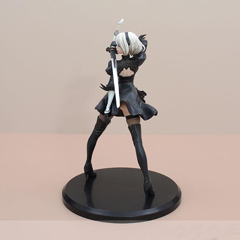 19cm NieR:Automata Ver1.1a YoRHa No.2 Type B 2B PVC Action Figure Anime Figure Model Toys Collection Doll Gift