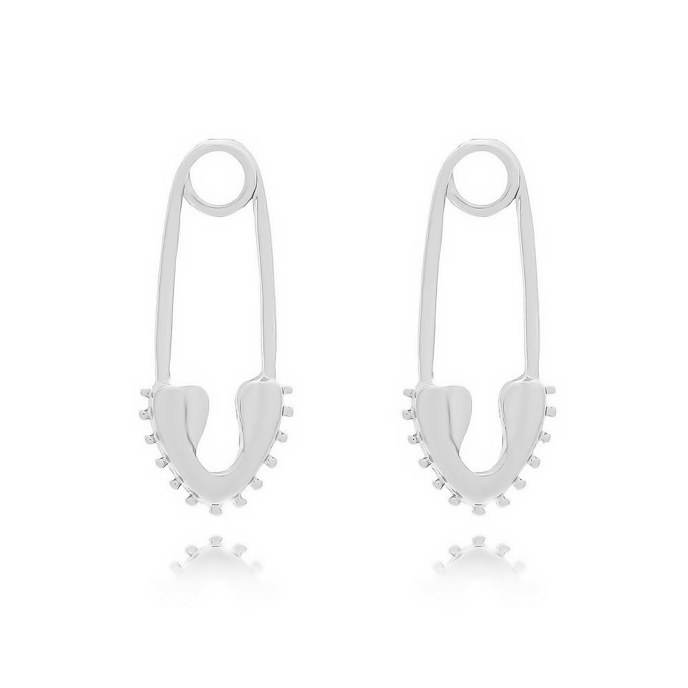 

DIGADAGU Alloy Paperclip Geometric Stud Earrings New Simple Trend Earrings Woman Party Zircon Accessories медный