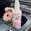 1Pcs Paper Cylinder Paper Cup Holder 3 Layers Cylinder Box Car Home Tissues Holder  Car Interior