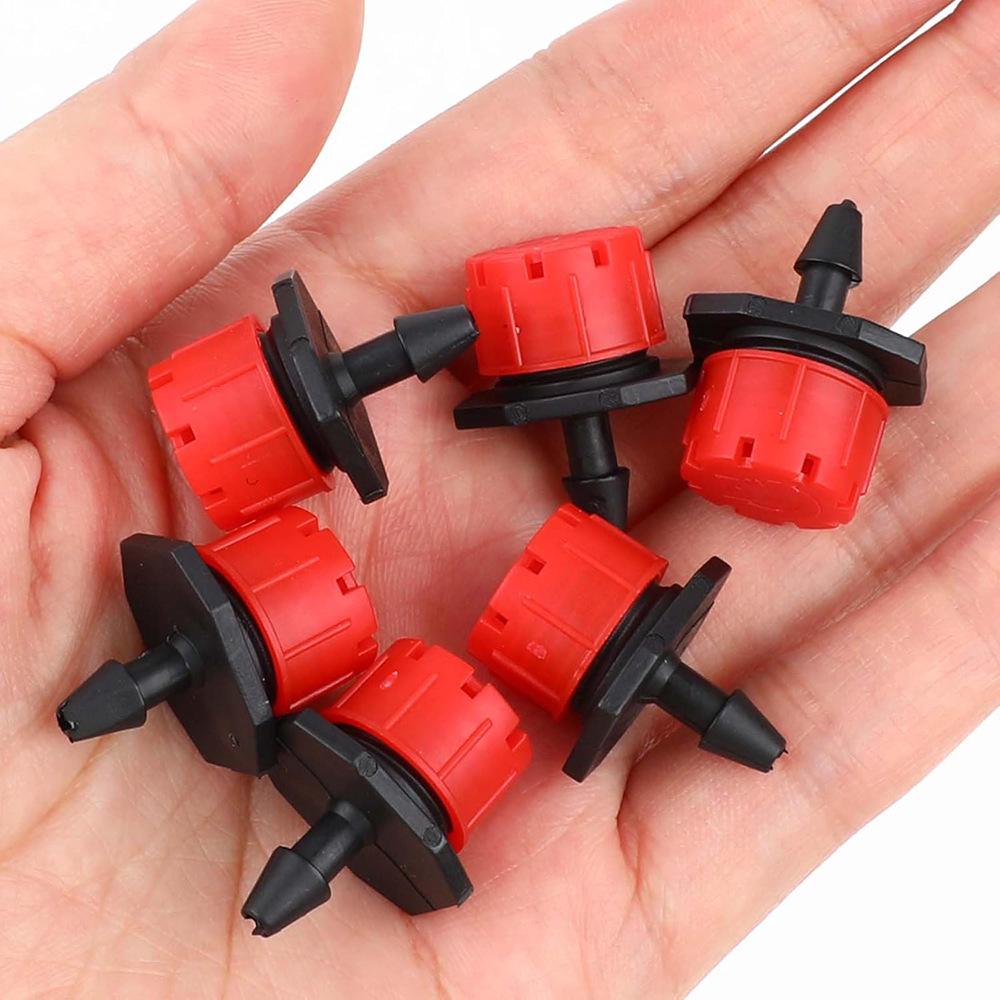 Eight-Hole Adjustable Drip Head Sprinkler for Automatic Plant Watering In Greenhouses and Gardens