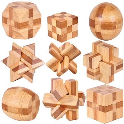 bamboo wood puzzle