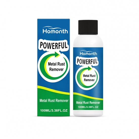 HOMONTH Metal Rust Remover Household Rust Remover for Brightening and Anti-Oxidation of Stainless Steel, Suitable for Multiple Materials 100ML