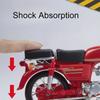 1:12 Honda Jh-70 Kx450 Alloy Motorcycle Diecast Model Car Toys Front Wheel Steering Rubber Tire Miniature Motorbike For Boy Gift
