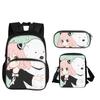 3pcs Set Knapsack for Boys Girls Best Gift Regretevator Gnarpy Child School With Lunch Box Pencil Bags School Pupil Bags