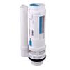 Valvola di Scarico WC Sdoppiata Valvola di Uscita Acqua WC a Due Pulsanti Scarico Doppio Raccordi per Serbatoio di Riempimento Acqua Scarico Flusso Valvola per Cassetta